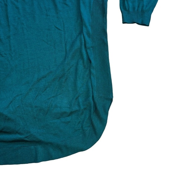 Express NWT Women’s XL Tunic Top Forest Green 3/4 Sleeves Preppy Feminine Classy - Picture 4 of 16